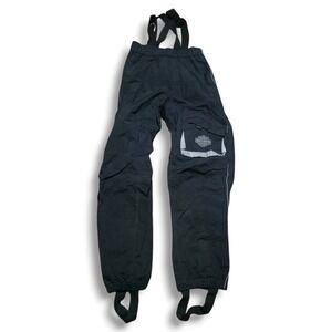 Harley-Davidson Mens Small Motorcycle Riding Pants Overalls Waterproof Black